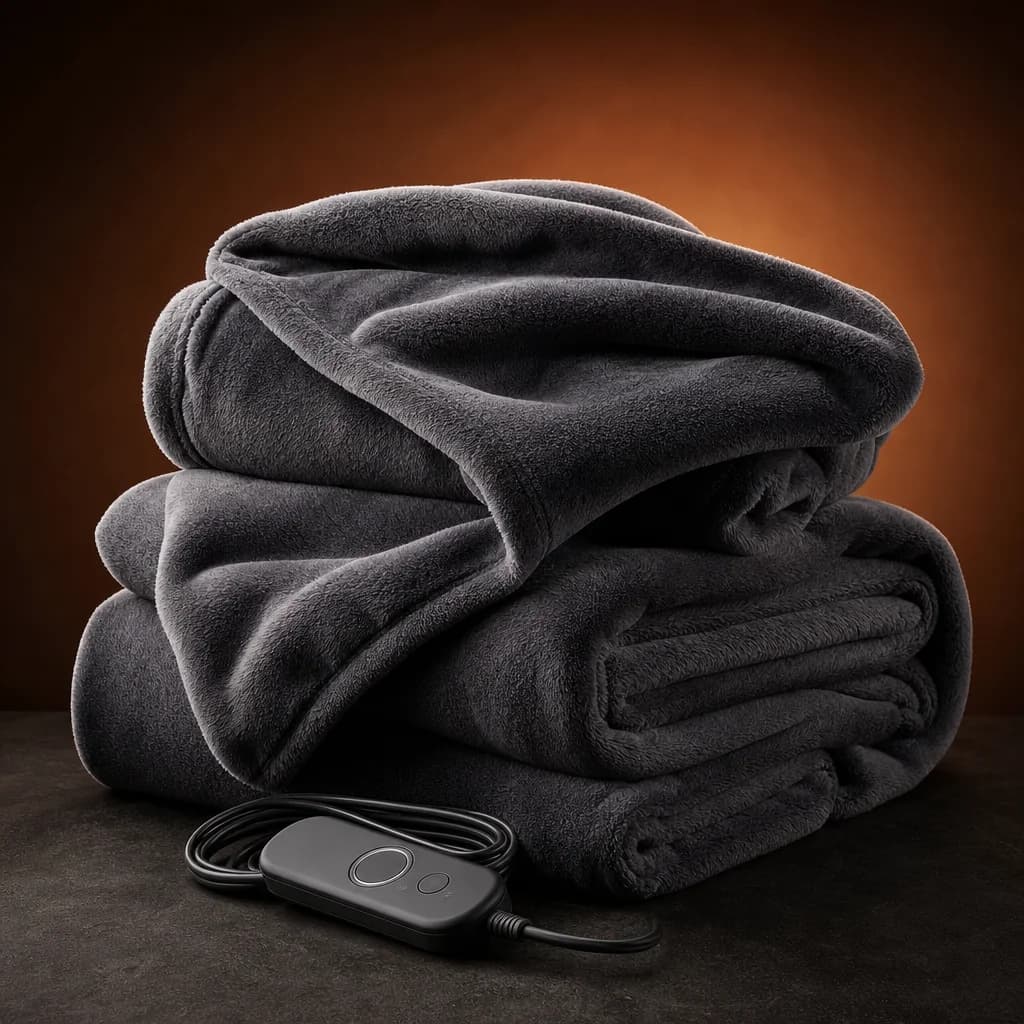 Backlit digital controller for the heated blanket